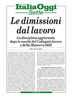 I focus di italia oggi