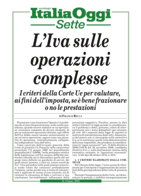 I focus di italia oggi