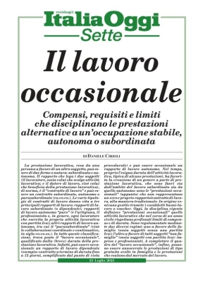 I focus di italia oggi