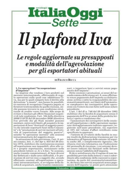 I focus di italia oggi