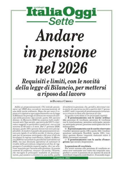 I focus di italia oggi