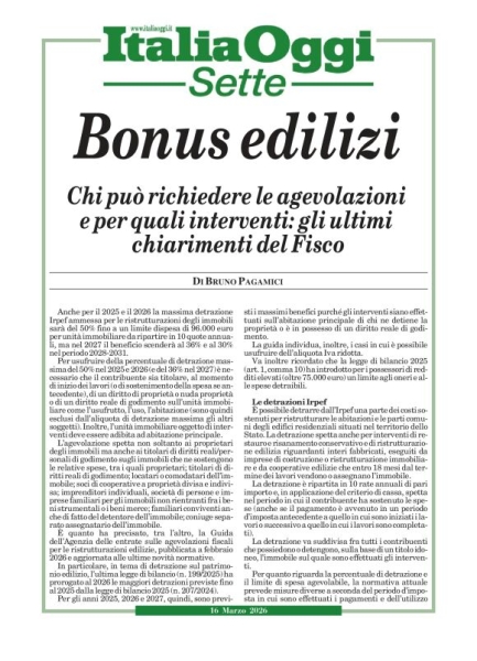 I focus di italia oggi